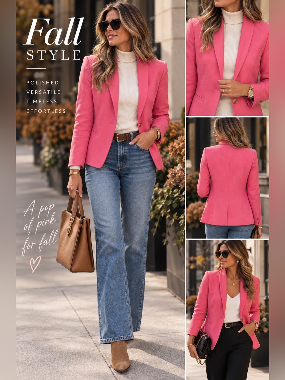 Vintage 90s Versus Gianni Versace tailored blazer – pink fuchsia, Italy